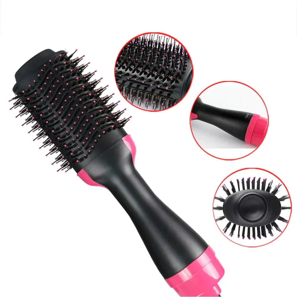 💥 3-in-1 Hair Styling Brush – Dry, Straighten & Volumize Like a Pro 💆‍♀️
