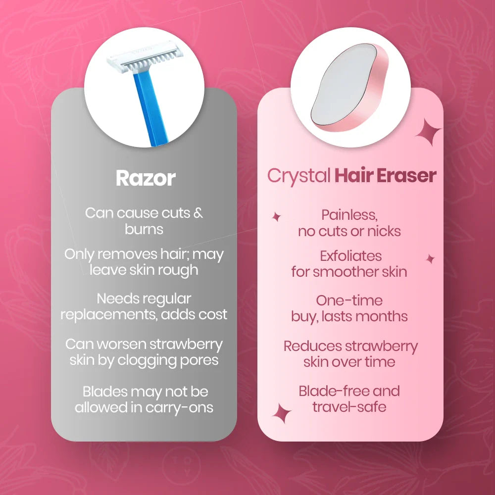 ✨ GlowVera Crystal Hair Eraser – Painless Hair Removal Tool 💖🪄