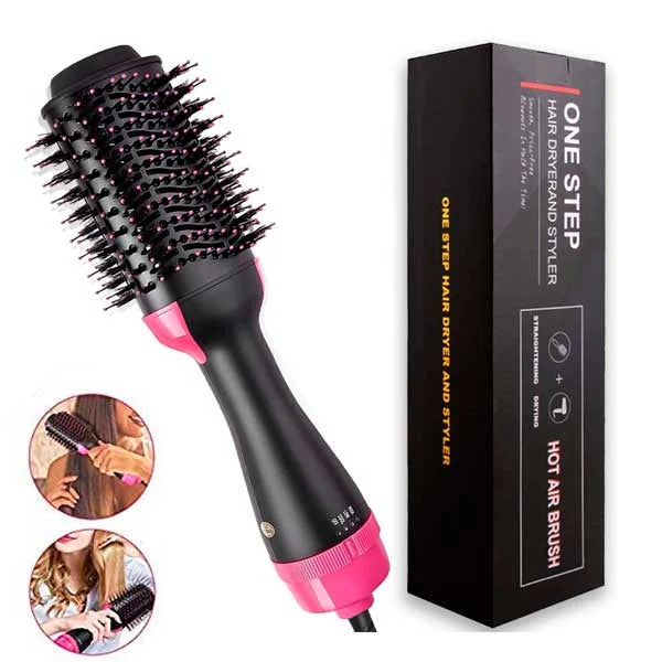 💥 3-in-1 Hair Styling Brush – Dry, Straighten & Volumize Like a Pro 💆‍♀️