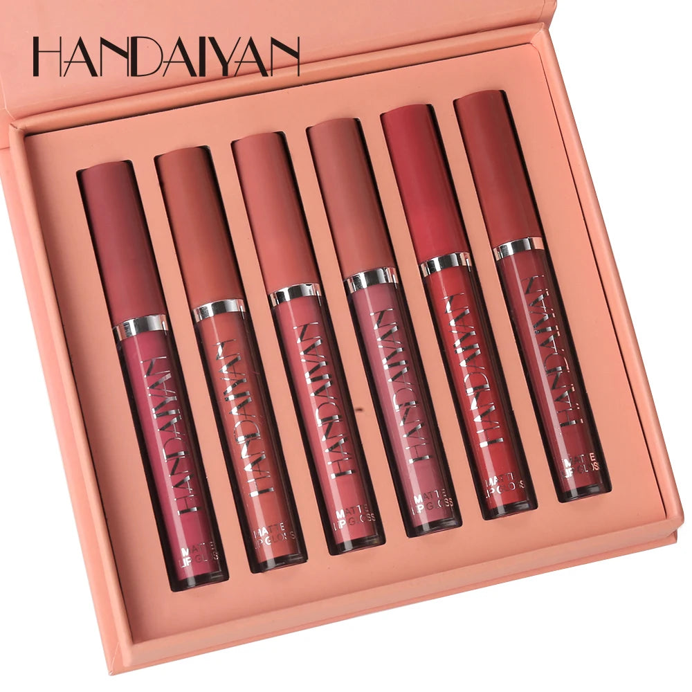 💄 HANDAIYAN Matte Liquid Lipstick Set – Long Lasting, Waterproof & Smudge-Proof Lip Colors 💋✨