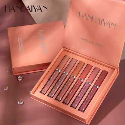💄 HANDAIYAN Matte Liquid Lipstick Set – Long Lasting, Waterproof & Smudge-Proof Lip Colors 💋✨