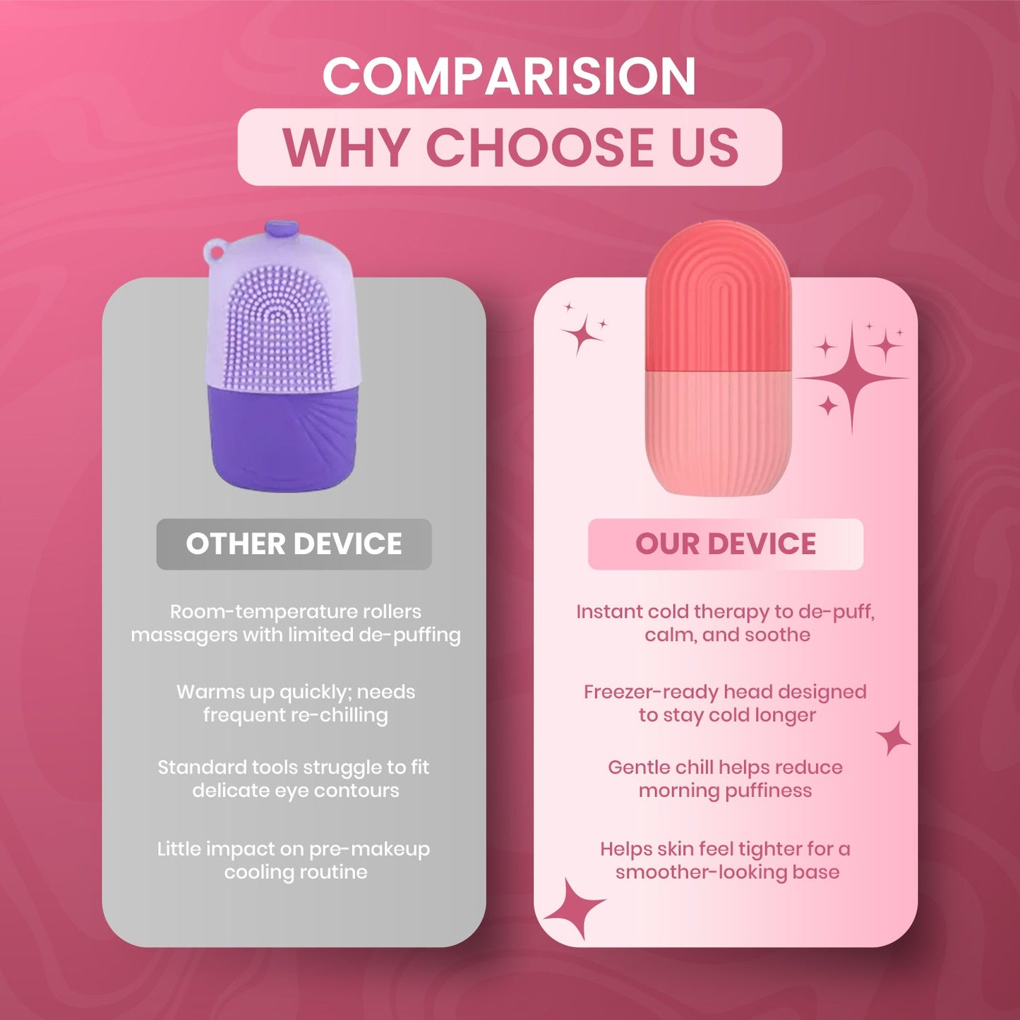 ❄️ Air Face Ice Roller – Puffiness, Wrinkle & Acne Relief 💆‍♀️✨