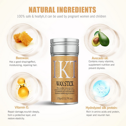 🔥 IKT Hair Wax Stick Gel 75gm – Smooth, Sleek & Slay All Day 💁‍♀️ | Quality Guaranteed ✔️
